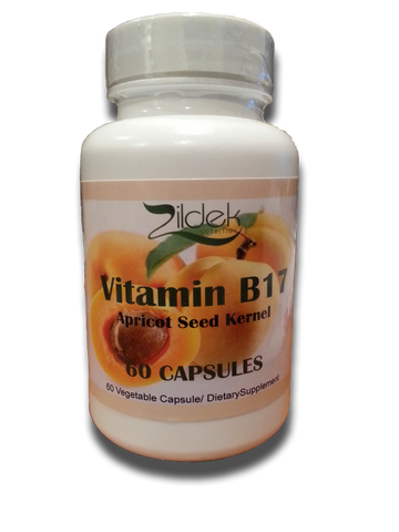 B17 vitamin Bitter Apricot Seed Kernel Capsules 60  Ct.